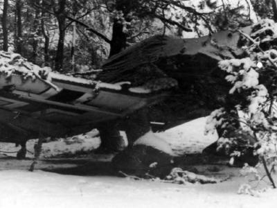 Ju87 camouflaged in winter