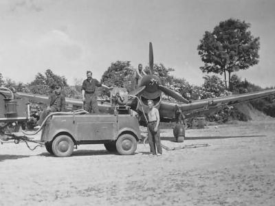 Ju 87 B Stuka of the II/StG 77 Evrecy le Petit June 1940