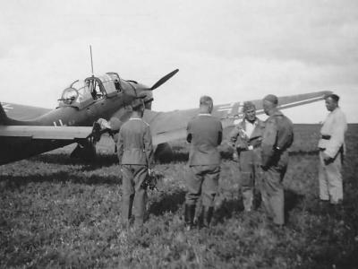 Ju 87 B Stuka of the 6/StG 77 Bouchy near Evrecy August 1940 2