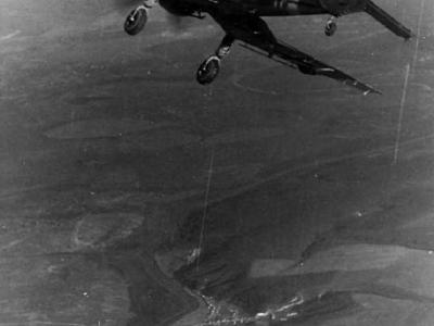 Junkers Ju87 D in flight during World War II