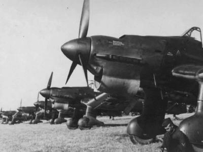 Junkers Ju 87B Stuka bombers