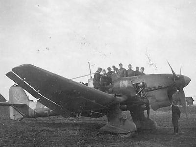 Junkers Ju 87B on the ground