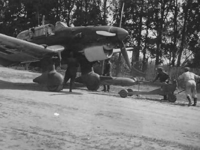 Junkers Ju 87 B dive bomber