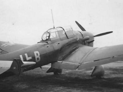 Junkers Ju 87 B in Babenhausen 1941 2