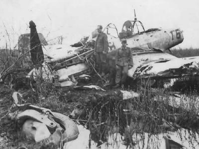 Junkers Ju 87 of the SG2 winter camo