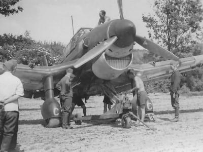 Junkers Ju 87B-1 front view