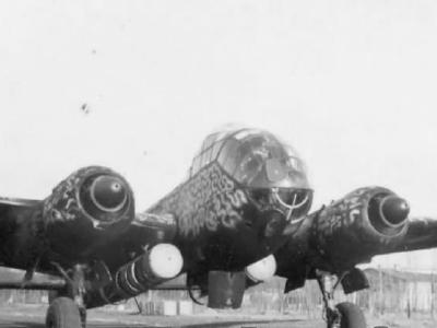 Junkers Ju 188 E with wellenmuster camouflage