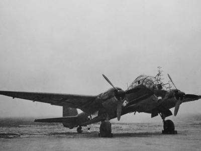 Junkers Ju188 E-2 fitted with FuG200 and FuG217 radar