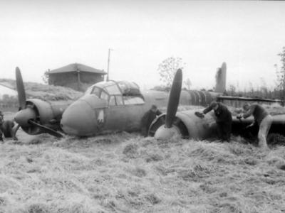 Crashed Ju88 C France