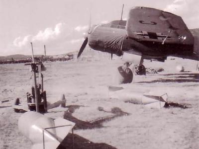 JU88 bomber at Banak airfield Norway 1940