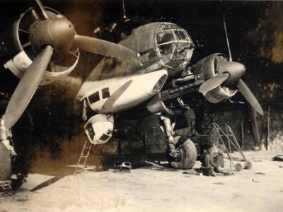 Ju88 bomber Creil France 1941