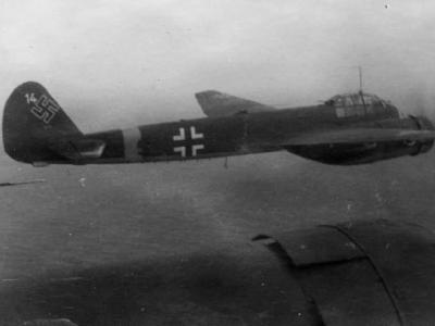 Ju88 bombers in flight