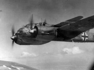 Ju88 bombers in flight