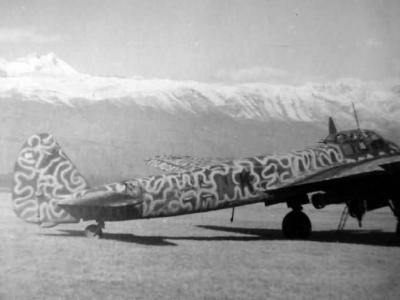 Ju88 with wellenmuster camouflage