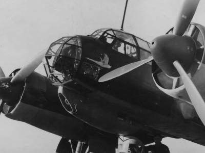 Ju88 with Aufklarungsgruppe 121 marking