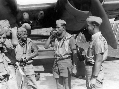 Ju 88 A of I/KG 77 crew Catania