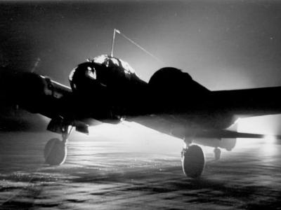 Ju 88 night photo France
