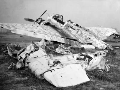 Junkers Ju 88 G wreckage