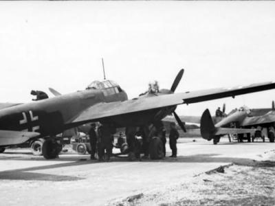 Junkers Ju 88 night camo France
