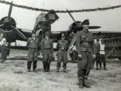 Junkers Ju88 bomber crew