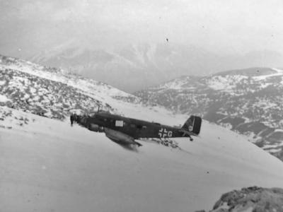 Ju 52 crashed in the Alps