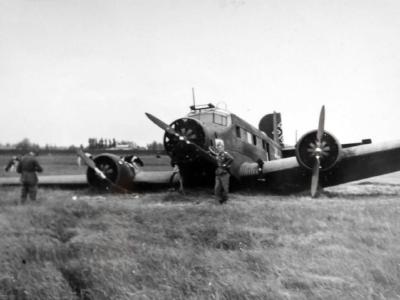 Junkers Ju 52 belly landing