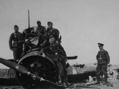 Destroyed Ju 52/3m 23