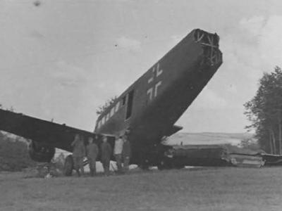 destroyed Ju 52 3m