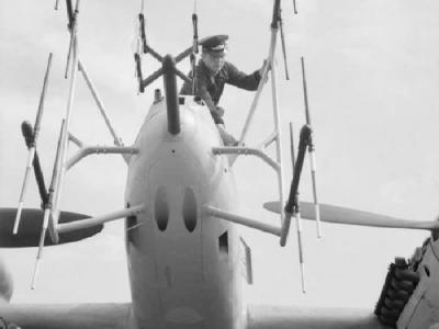 Bf 110G-4 with FuG 212 and FuG 220 radars