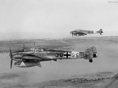 Bf 110D-3 3U-GS of the III/ZG 26
