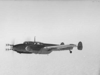 Bf 110G of the 9/NJG 3 in flight