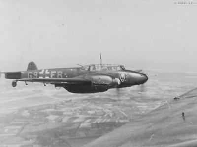 Messerschmitt Bf 110E G9+ER of the 7/NJG 1