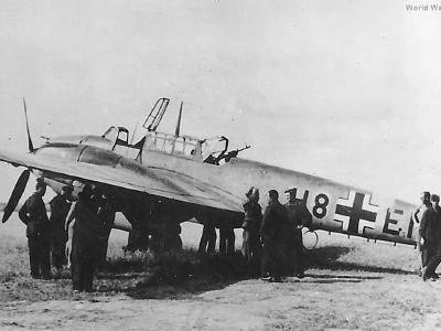 Me 110 of the Aufklarungsgruppe 33
