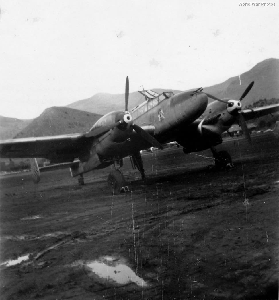 Me 110 Of Zg76 World War Photos