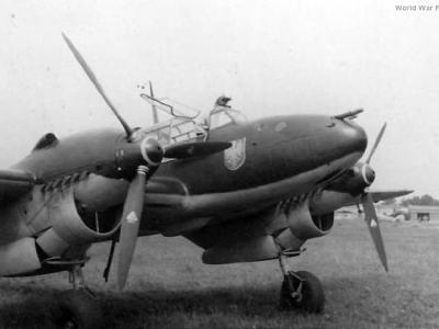 Me 110B M8-HL of the 3/ZG 76 Olmutz September 1939 2