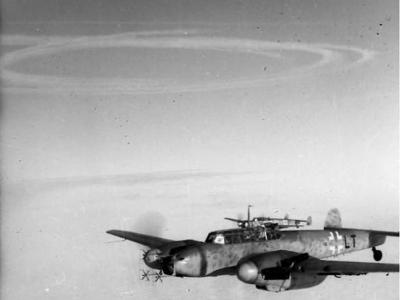 Me 110G Nachtjagers in flight