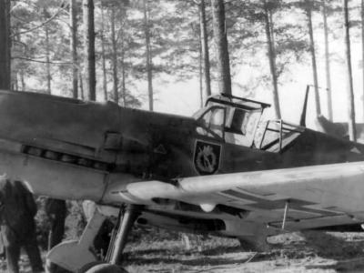 Bf109E with Infanterie Sturmabzeichen