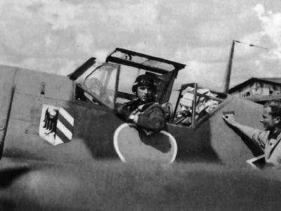 Bf 109F of the I/JG54