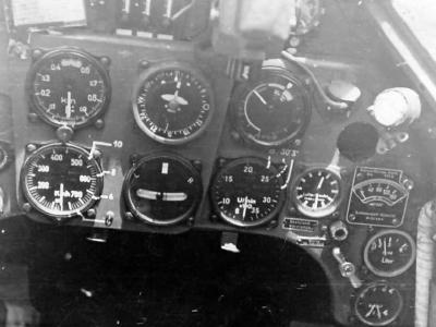 Bf109 E of 6/JG 53 cockpit 1940