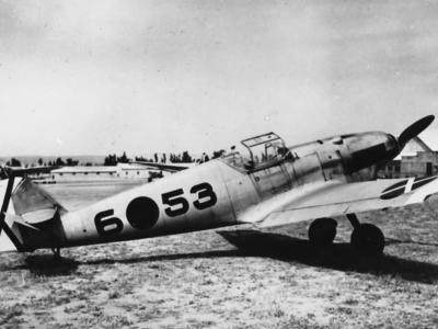 Bf 109B 6-53 during Spanish Civil War