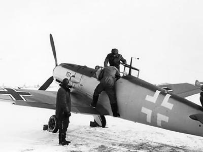 Bf 109 in Wiener Neustadter Flugzeugwerke factory 14