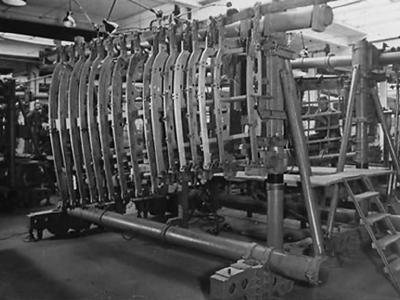 Bf 109 in Wiener Neustadter Flugzeugwerke factory 24