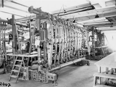 Bf 109 in Wiener Neustadter Flugzeugwerke factory 3
