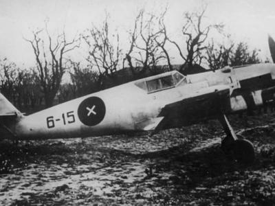 Captured Me 109B-1 code 6-15, pilot: Ofw Polenz