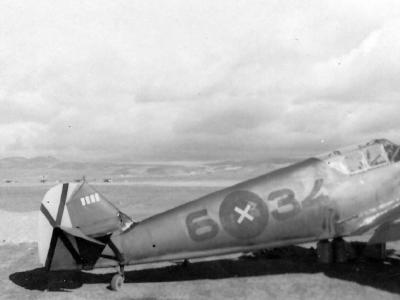 Me109 of the Legion Condor coded 6-34