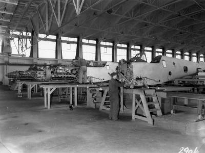 Messerschmitt Bf109 assembly line WNF 2