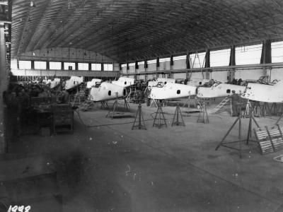 Messerschmitt Bf109 assembly line WNF