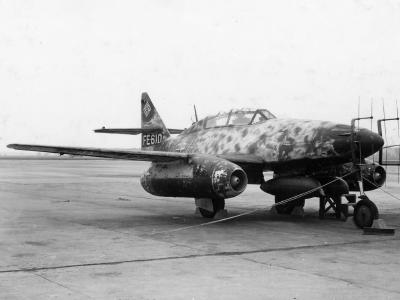 Me262B Jet Fighter in Germany 1945