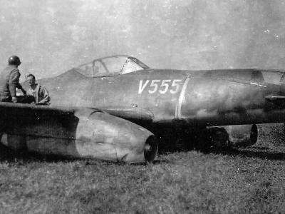 Me 262 A-2a V555 W.Nr. 110555 Weimar-Nohra airfield