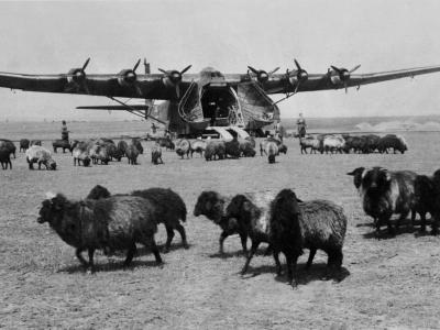 Me323 on the ground airfield